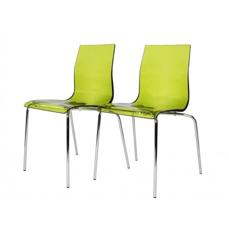 Juego de sillas Domitalia Gel B verde-ComercializadoraZeus- 1017552879