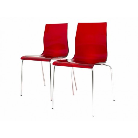 Juego de sillas Domitalia Gel B rojo-ComercializadoraZeus- 1017552852