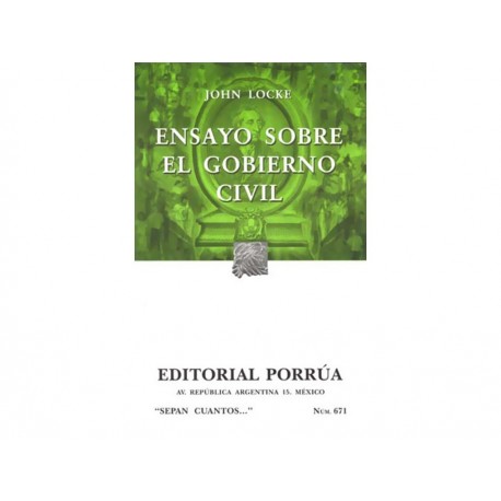 Ensayo Sobre el Gobierno Civil Vl-ComercializadoraZeus- 1034909489