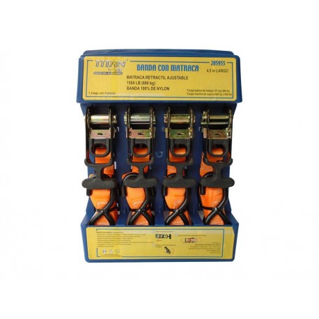 Banda para amarre con matraca Obi 205955 naranja-ComercializadoraZeus- 1046726291