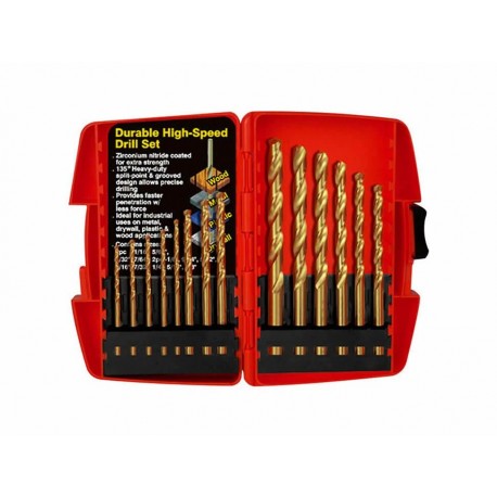 Ampro Juego de Brocas de Alta Velocidad Multimaterales T17001-ComercializadoraZeus- 1024807963