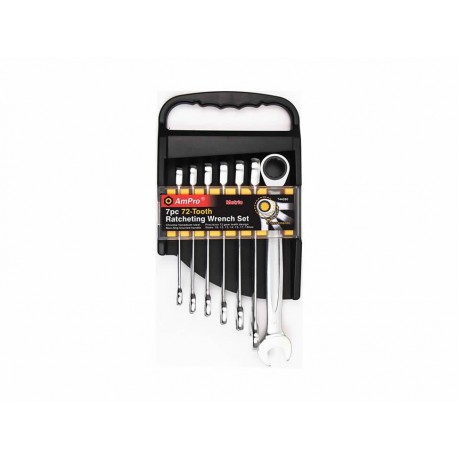 Ampro Juego de Llaves Combinadas de Matraca T44280-ComercializadoraZeus- 1024807904