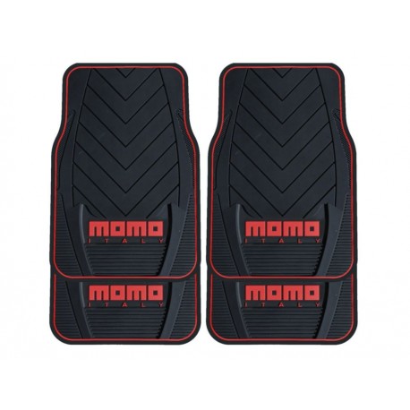 Momo Tapete MUCM024BR Negro con Rojo-ComercializadoraZeus- 1050564068