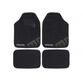 Momo Tapete MUCM007BG Negro con Gris-ComercializadoraZeus- 1050558751