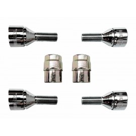 Seguros para rines Mikel's SPR-4 plata-ComercializadoraZeus- 36986514