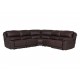 Sillón esquinero de piel Boal Carter chocolate-ComercializadoraZeus- 1042875267