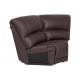 Sillón esquinero de piel Boal Carter chocolate-ComercializadoraZeus- 1042875267