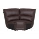 Sillón esquinero de piel Boal Carter chocolate-ComercializadoraZeus- 1042875267