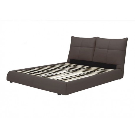 Cama queen size Kuka taupe-ComercializadoraZeus- 1034893426