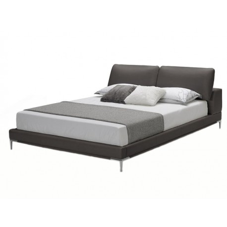 Cama queen size Kuka B-177 gris obscuro-ComercializadoraZeus- 1032686563
