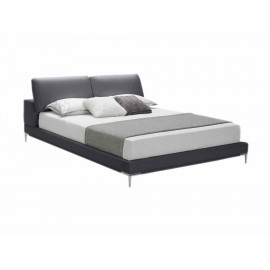Cama matrimonial Kuka Carmine gris obscuro-ComercializadoraZeus- 1021614498