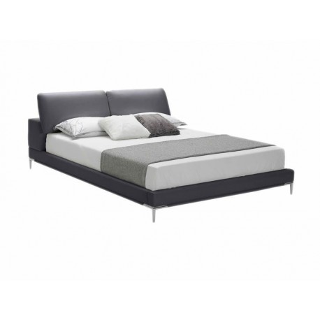 Cama matrimonial Kuka Carmine gris obscuro-ComercializadoraZeus- 1021614498