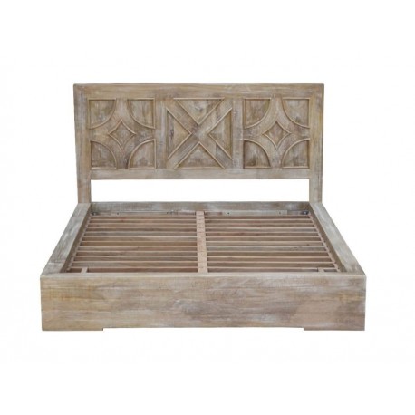Cama matrimonial Suco Int Cross Vintage gris-ComercializadoraZeus- 1037115637