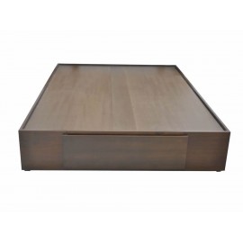 Base para cama matrimonial Tecam Helica tabaco-ComercializadoraZeus- 1015155937