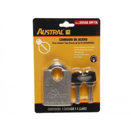 Candado Austral 205562-ComercializadoraZeus- 75498535