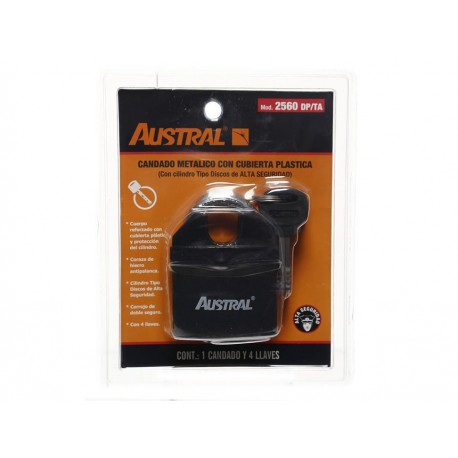 Candado Austral 205669-ComercializadoraZeus- 75498641