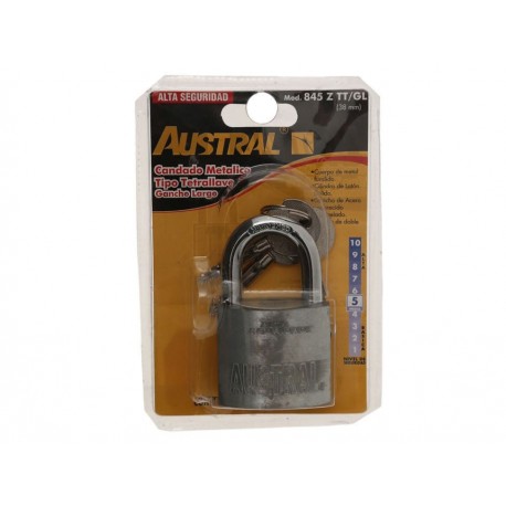 Candado tipo tetrallave Austral 201113-ComercializadoraZeus- 75498519