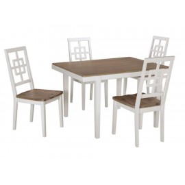 Comedor Ashley Brovada Contemporáneo blanco-ComercializadoraZeus- 1047892381