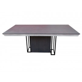 Mesa Rectangular Moderna Imanol Ekai gris-ComercializadoraZeus- 1055295898