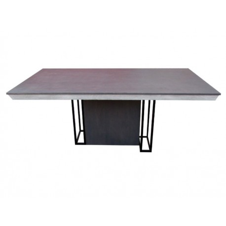 Mesa Rectangular Moderna Imanol Ekai gris-ComercializadoraZeus- 1055295898