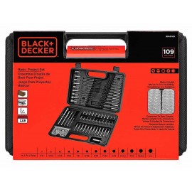 Black & Decker Kit de Brocas y Puntas para Taladro BDA91109-ComercializadoraZeus- 1042656808