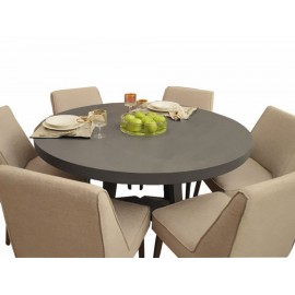 Mesa redonda Trra Gusto 160 cm Trendy gris-ComercializadoraZeus- 1057960694