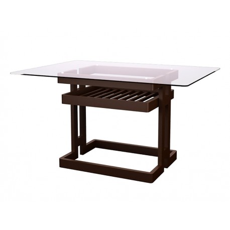 Mesa PH Muebles Oporto chocolate-ComercializadoraZeus- 1040241520