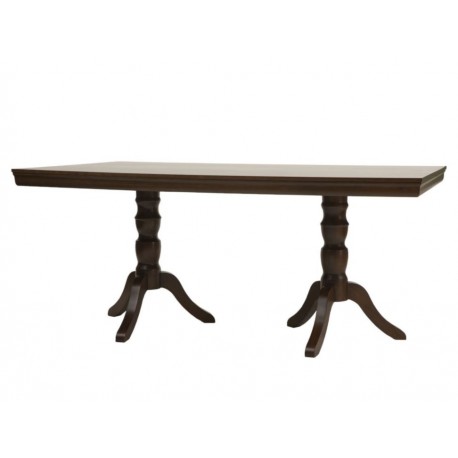 Mesa Rectangular Clásica Dixy Praga café oscuro-ComercializadoraZeus- 1050141809