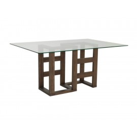 Mesa Rectangular Contemporánea Seothe Theo café oscuro-ComercializadoraZeus- 1057210172