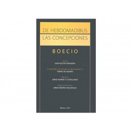 De Hebdomadibus Las Concepciones Boecio-ComercializadoraZeus- 1036716122