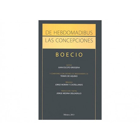 De Hebdomadibus Las Concepciones Boecio-ComercializadoraZeus- 1036716122
