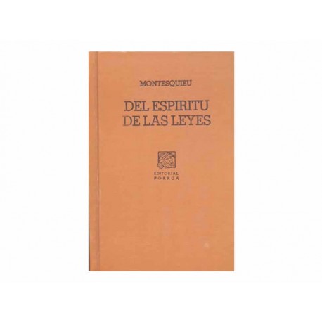 Del Espiritu de las Leyes-ComercializadoraZeus- 1037374632