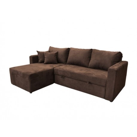 Sofá Cama Izquierda Contemporánea Liz Barlow chocolate-ComercializadoraZeus- 1055473362