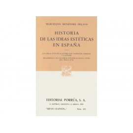 Historia de las Ideas Estéticas en España S 17-ComercializadoraZeus- 1038135984