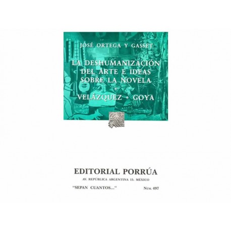 Deshumanizacion del Arte E Ideas Velazquez Goya-ComercializadoraZeus- 1037373369