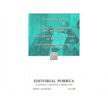 Conciencia y Posibilidad del Mexicano-ComercializadoraZeus- 1038122173