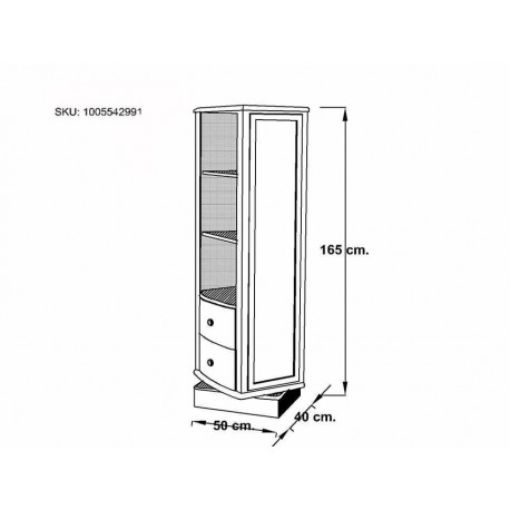 Librero Billy Carol blanco-ComercializadoraZeus- 1005542991
