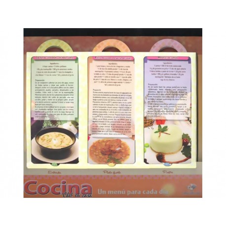 Cocina Chef en Casa un Menú para cada Día-ComercializadoraZeus- 1037306912