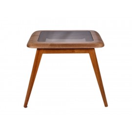 Mesa lateral Natuzzi Chantel nogal-ComercializadoraZeus- 1038080918