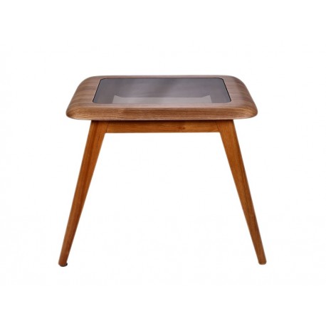 Mesa lateral Natuzzi Chantel nogal-ComercializadoraZeus- 1038080918