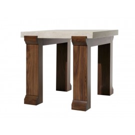 Mesa Lateral Contemporánea Madecor Livenza crema-ComercializadoraZeus- 1051869288