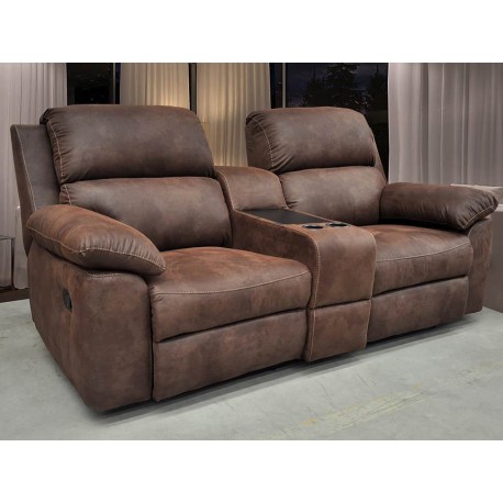 Reclinable doble Liz Creek chocolate-ComercializadoraZeus- 1038415324