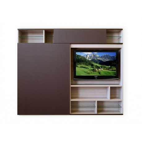 Mueble de TV Colombin Infinity F17 chocolate-ComercializadoraZeus- 1037647353