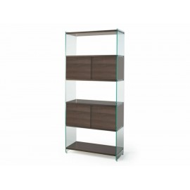 Librero de 4 Puertas Trendy Pezzani Operha café-ComercializadoraZeus- 1050696681