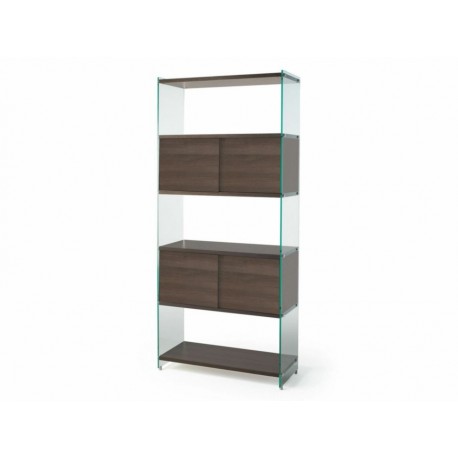 Librero de 4 Puertas Trendy Pezzani Operha café-ComercializadoraZeus- 1050696681