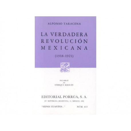 La Verdadera Revolución Mexicana 1918-1921-ComercializadoraZeus- 1038133833