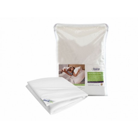 Protector para colchón king size Tempur ZZ1414008 blanco-ComercializadoraZeus- 78528974