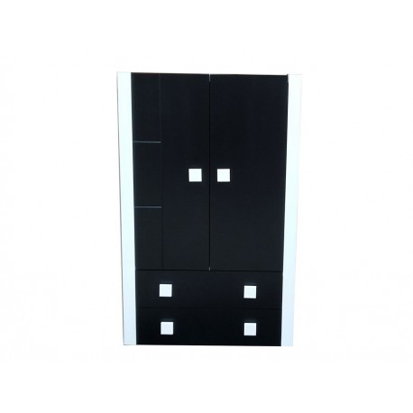 Ropero Cantemporáneo Gova chocolate y blanco-ComercializadoraZeus- 1043377139