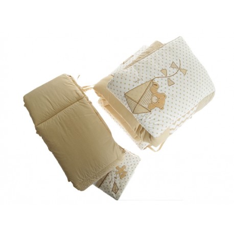 Juego de Cuna Oso Papalote 95 X 140 Beige-ComercializadoraZeus- 1038048810