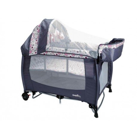 Evenflo Nappi Cuna de Viaje Rosa-ComercializadoraZeus- 1049377041